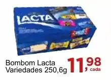 Rossi Supermercado Bombom lacta Variedades 250,6g oferta