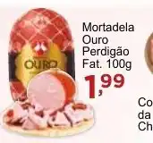 Rossi Supermercado Mortadela Ouro Perdigão Fat. 100g oferta