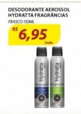 Assaí Atacadista Desodorante Aerosol Hydratta Fragrancias 150ml oferta