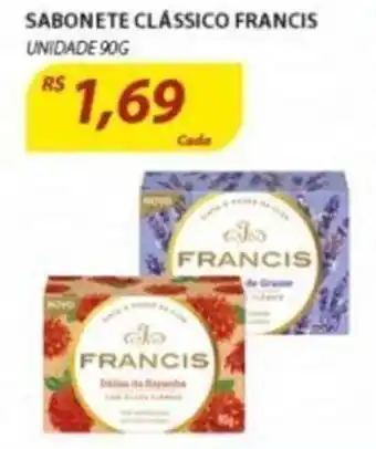 Assaí Atacadista Sabonete Classico Francis 80g oferta