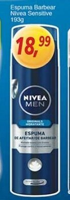 Supermercados Guanabara Espuma Barbear Nivea Sensitive 193g oferta