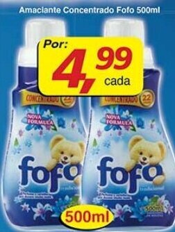 Supermercados Guanabara Amaciante Concentrado Fofo 500ml oferta