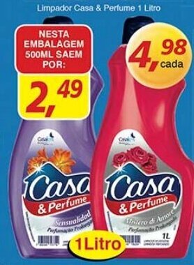 Supermercados Guanabara Limpador Casa & Perfume 1L oferta
