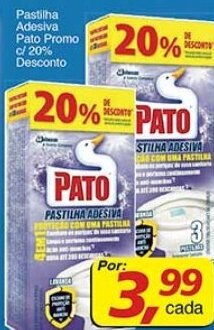 Supermercados Guanabara Pastilha Adesiva Pato Promo c/ 20% desconto oferta