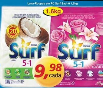 Supermercados Guanabara Lava-Roupas em po Surf Sache 1.6kg oferta