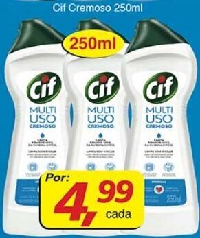 Supermercados Guanabara Cif Cremoso 250ml oferta