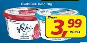 Supermercados Guanabara Glade Gel Home 70g oferta