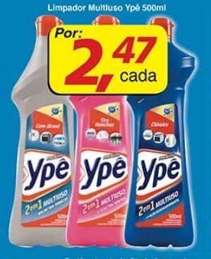 Supermercados Guanabara Limpador Multiuso Ype 500ml oferta