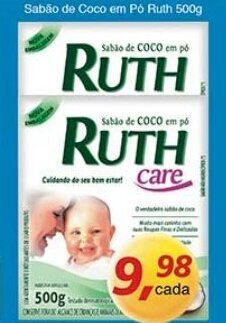 Supermercados Guanabara Sabao de Coco em po Ruth 500g oferta