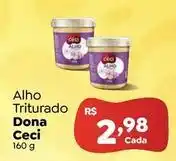 Dona ceci - alho triturado