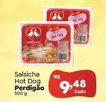 Novo Atacarejo Perdigão - salsicha hot dog oferta