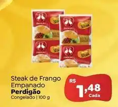 Novo Atacarejo Perdigão - steak de frango empanado oferta