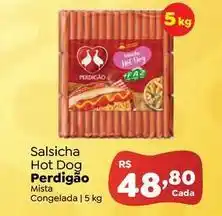 Novo Atacarejo Perdigão - salsicha hot dog oferta