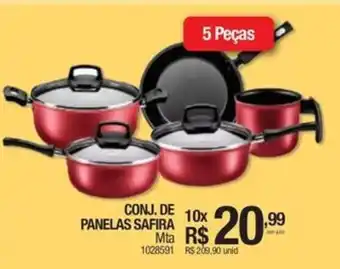 Milium CONJ. DE PANELAS SAFIRA Mta oferta