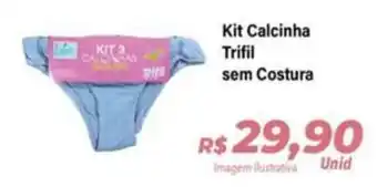 Hiper Moreira Kit Calcinha Trifil sem Costura oferta