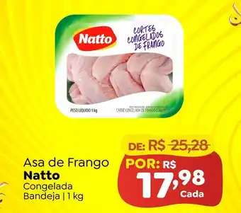 Novo Atacarejo Natto - asa de frango oferta