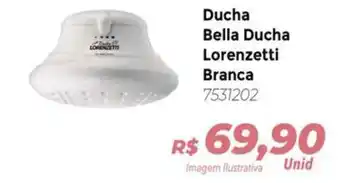 Hiper Moreira Ducha Bella Ducha Lorenzetti Branca oferta