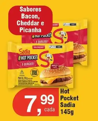 Royal Supermercados Hot Pocket Sadia 145g oferta