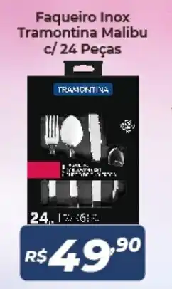 Facqueiro Inox Tramontina Malibu c/24 pecas