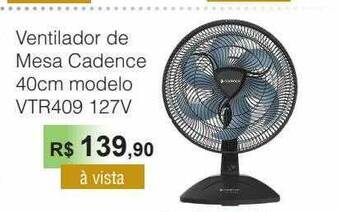 Copercana Ventilador De Mesa Cadence 40cm Modelo Vtr409 127v oferta