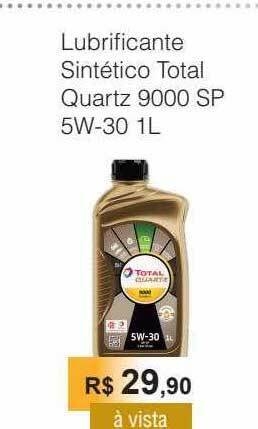 Copercana Lubrificante Sintético Total Quartz 9000 Sp 50w-30 1l oferta
