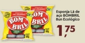 Supermercados Nori Esponja La de aco Bombril 8un Ecologico oferta