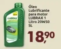 Supermercados Nori Oleo Lubrificante para motor Lubrax 1L 20W50 SL oferta
