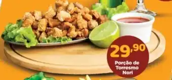 Supermercados Nori Porcao de Torresmo Nori oferta