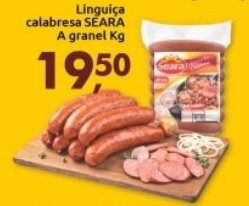 Supermercados Nori Linguica Calabresa Seara a Granel 1kg oferta