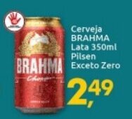 Supermercados Nori Cerveja Brahma lata 350ml Pilsen Exceto zero oferta