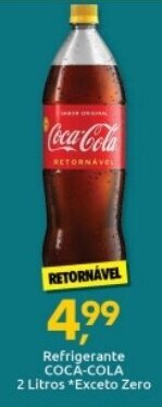 Refrigerante Coca-Cola 2L Exceto Zero
