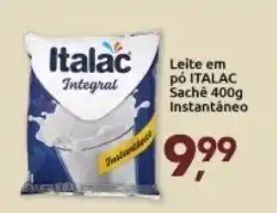 Supermercados Nori Leite em po Italac sache 400g Instantaneo oferta