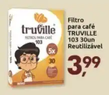 Supermercados Nori Filtro para cafe Truville 103 30un Reutilizavel oferta