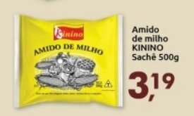 Supermercados Nori Amido de Milho Kinino Sache 500g oferta