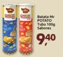 Supermercados Nori Batata Mr.Potato Tubo 100g sabores oferta
