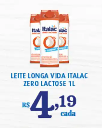 Bahamas Supermercados Leite Longa Vida Italac Zero Lactose 1L oferta