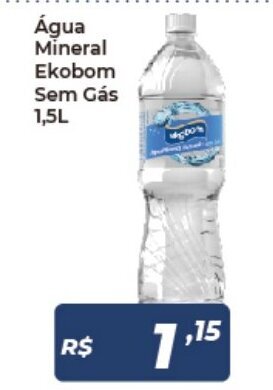 Agua Mineral Ekobom Sem Gas 1.5L
