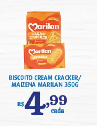 Bahamas Supermercados Biscoito Cream Cracker/ Maizena Marilan 350g oferta