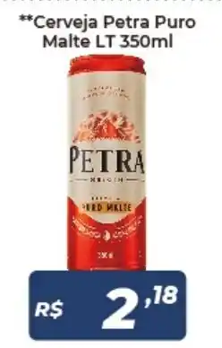 Atakarejo Cerveja Petra Puro Malte lata 350ml oferta