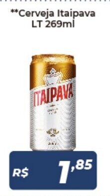 Atakarejo Cerveja Itaipava lata 269ml oferta