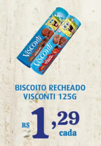 Bahamas Supermercados Biscoito Recheado Vilma 125g oferta