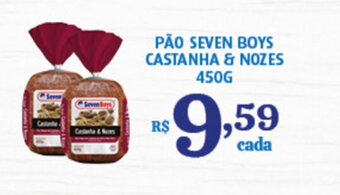 Bahamas Supermercados Pao Seven Boys Castanha & Nozes 450g oferta