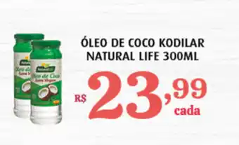 Bahamas Supermercados Oleo de Coco Koodilar Natural Life 300ml oferta