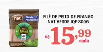 Bahamas Supermercados File de Peito de Frango Nat Verde IQF 800g oferta
