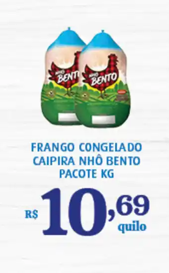 Bahamas Supermercados Frango Congelado Caipira Nho Bento Pacote 1kg oferta