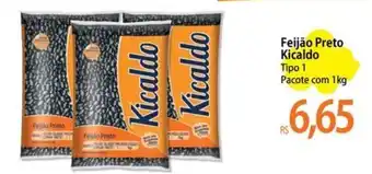 Atacadão Feijão Preto Kicaldo Tipo 1 Pacote com 1kg oferta