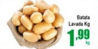 Higa's Supermercado Batata Lavada 1kg oferta