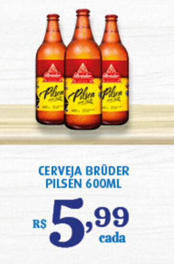 Cerveja Bruder Pilsen 600ml