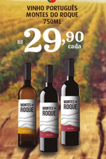 Bahamas Supermercados Vinho Portugues Montes do Roque 750ml oferta