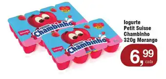 Royal Supermercados logurte Petit Suisse Chambinho 320g Morango oferta